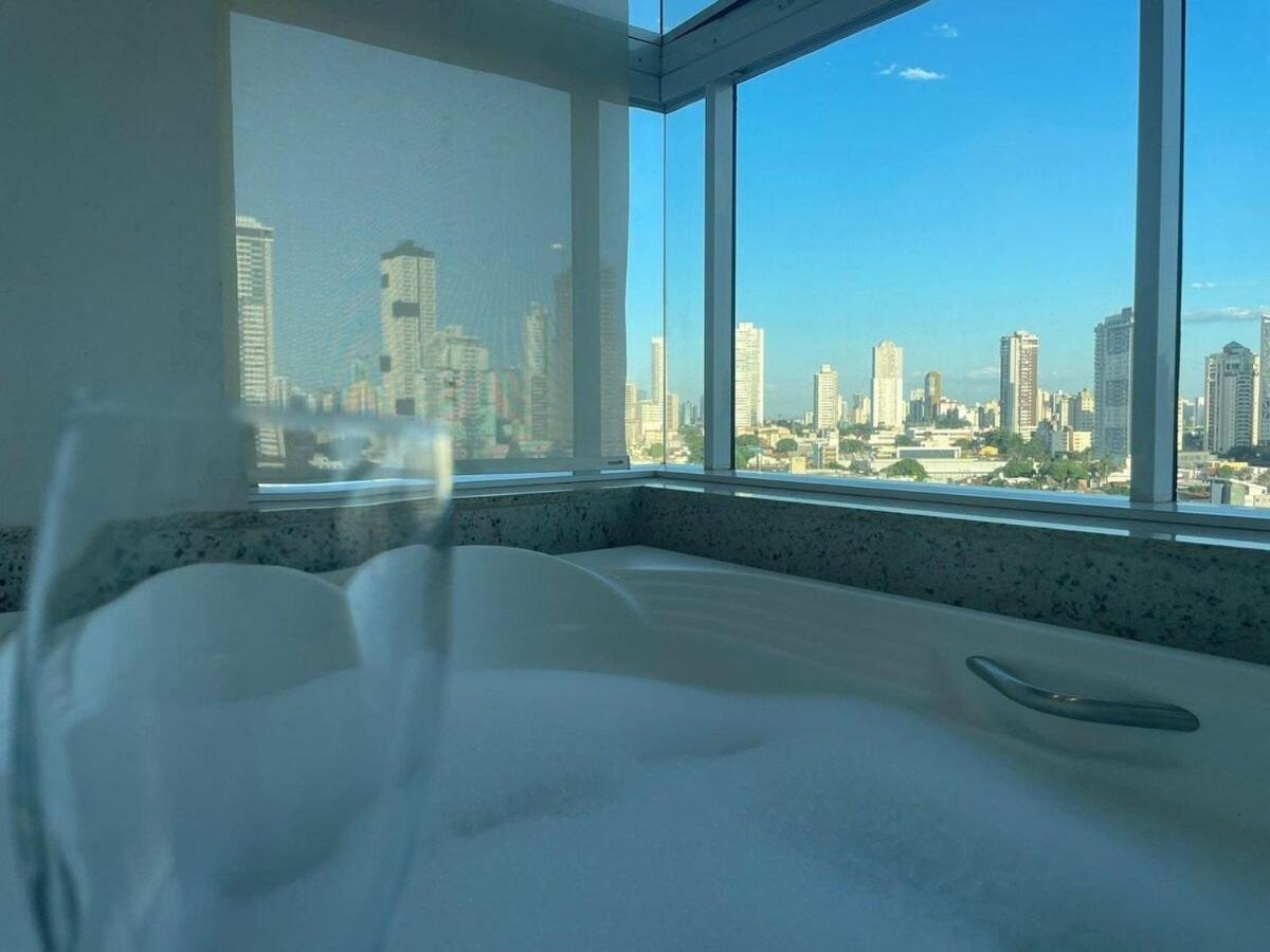 1 Qts.| 2 Hosp. | Jacuzzi Na Varanda | Linda Vista Apartment Goiania