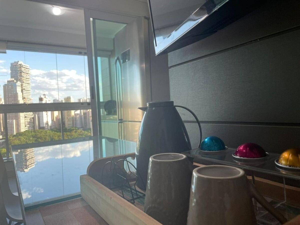 Apartment 1 Qts.| 2 Hosp. | Jacuzzi Na Varanda | Linda Vista Goiania