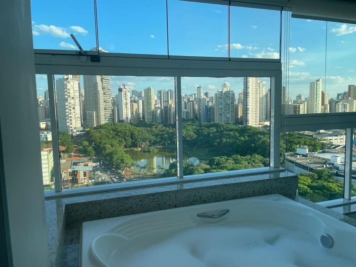 1 Qts.| 2 Hosp. | Jacuzzi Na Varanda | Linda Vista Apartment Goiania
